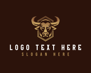 Barn - Bull Horn Ranch logo design