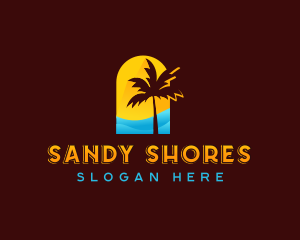 Sunny Beach Travel logo design