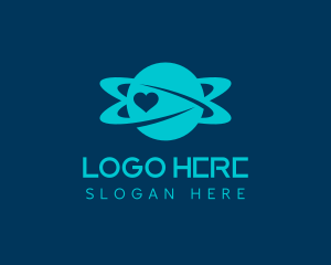 Loop Planet Heart Logo