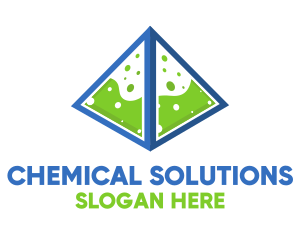 Chemical - Lab Chemical Pyramid logo design