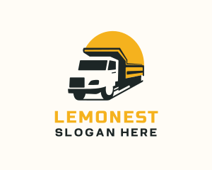 Trailer Truck Vehicle Logo