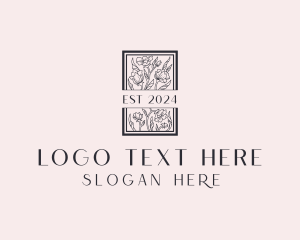 Boutique - Floral Wedding Styling logo design
