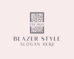 Floral Wedding Styling logo design