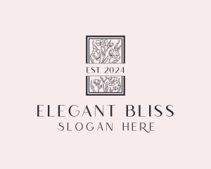 Floral Wedding Styling logo design