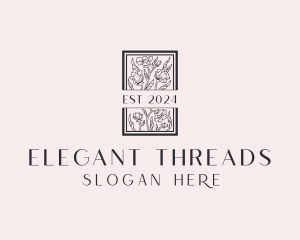 Floral Wedding Styling logo design