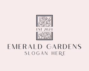 Floral Wedding Styling logo design