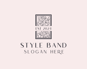 Floral Wedding Styling logo design