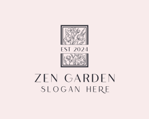 Floral Wedding Styling logo design