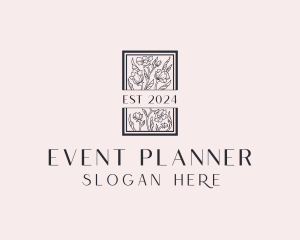 Floral Wedding Styling logo design
