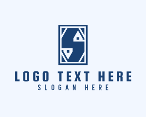 Letter S - Home Roof Letter S logo design