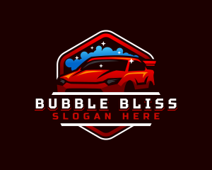 Bubbles Car Wash logo design