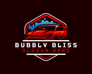 Bubbles Car Wash logo design