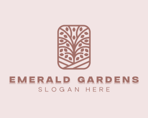 Nature Tree Gardening logo design