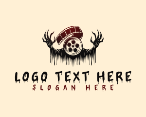 Scary Movie - Film Horror Ghoul logo design