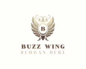 Royal Crown Wings logo design