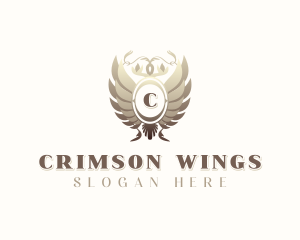 Royal Crown Wings logo design