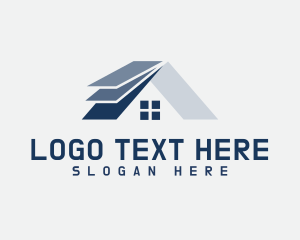 Residence - Roofing Installation Business logo design