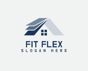 Apartment - Roofing Installation Business logo design