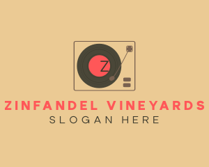 DJ Vinyl Disk logo design