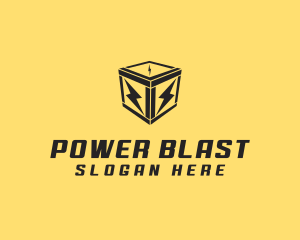 Power Electric Charge Voltage logo design