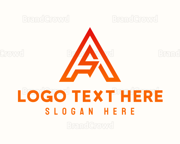 Modern A Tech Logo