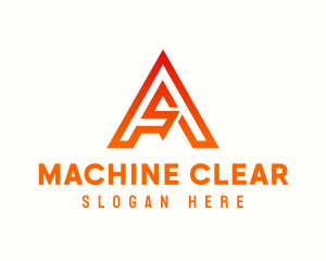 Modern A Tech  logo design
