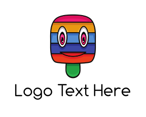 Stick - Colorful Stripe Popsicle logo design