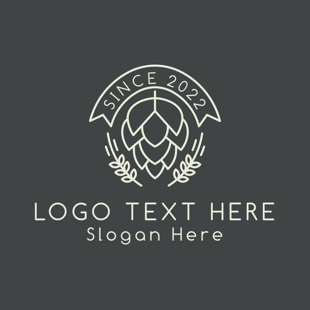 Beer Hops Brewery Logo | BrandCrowd Logo Maker | BrandCrowd