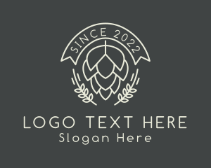 Lager - Beer Hops Brewery logo design