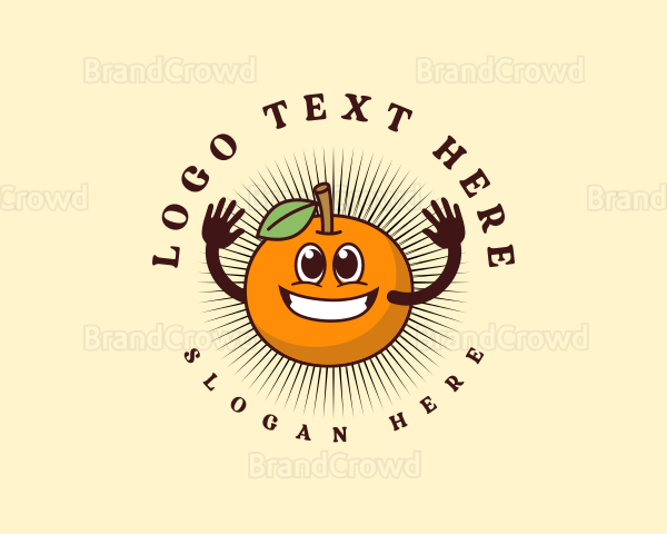 Orange Citrus Fruit Logo