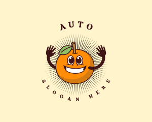 Orange Citrus Fruit Logo