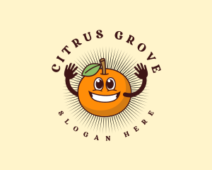 Orange Citrus Fruit logo design