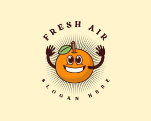 Orange Citrus Fruit logo design