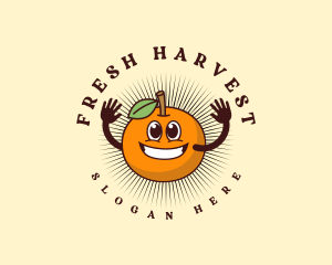 Orange Citrus Fruit logo design