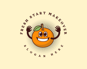 Orange Citrus Fruit logo design