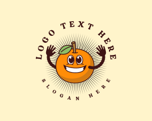 Orange Citrus Fruit Logo