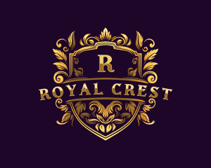 Royal Crest Shield logo design