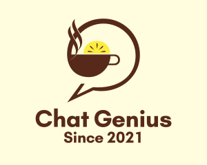 Lemon Tea Chat  logo design
