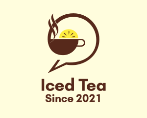 Lemon Tea Chat  logo design