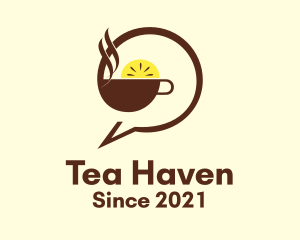 Lemon Tea Chat  logo design