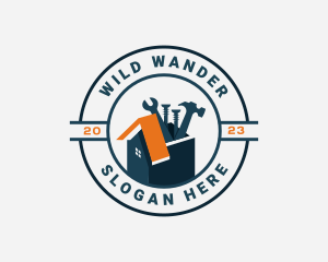 Wrench - House Tools Builder Handyman logo design