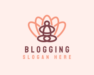 Health - Floral Yoga Meditation logo design