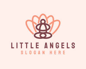 Floral - Floral Yoga Meditation logo design