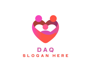 Parent - Family Heart Love logo design