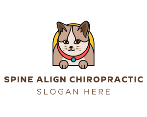 Cute Pet Cat logo design