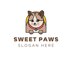 Cute - Cute Pet Cat logo design