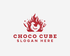 Chicken Barbecue Grill Logo