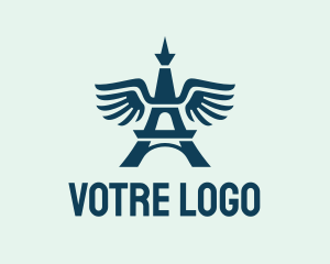 Wing Eiffel Tower  Logo