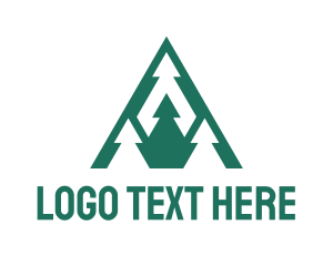 Peak - Mountain Peak Forest logo design