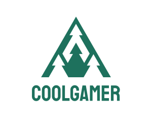 Traveler - Mountain Peak Forest logo design